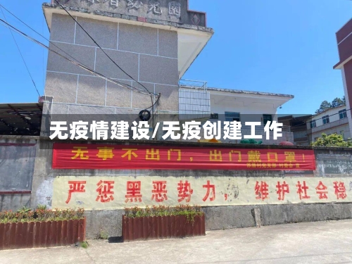 无疫情建设/无疫创建工作-第2张图片