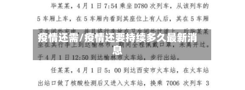 疫情还需/疫情还要持续多久最新消息-第2张图片