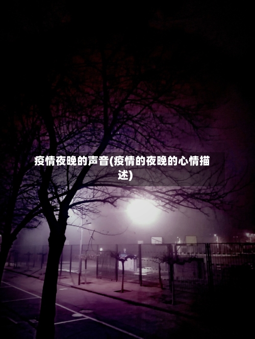 疫情夜晚的声音(疫情的夜晚的心情描述)