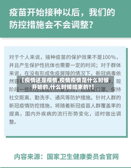 【疫情还是疫情,疫情疫情是什么时候开始的,什么时候结束的?】