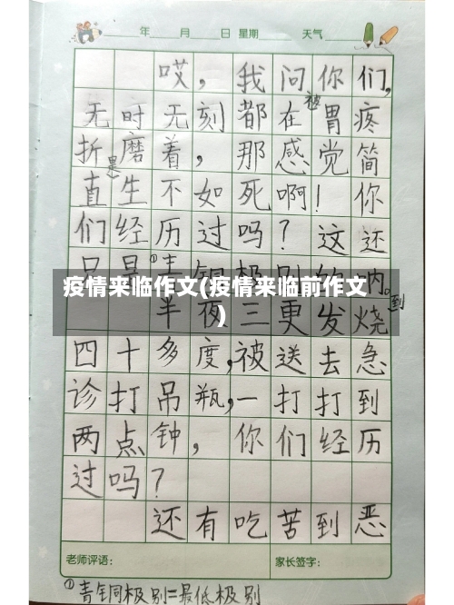 疫情来临作文(疫情来临前作文)-第3张图片